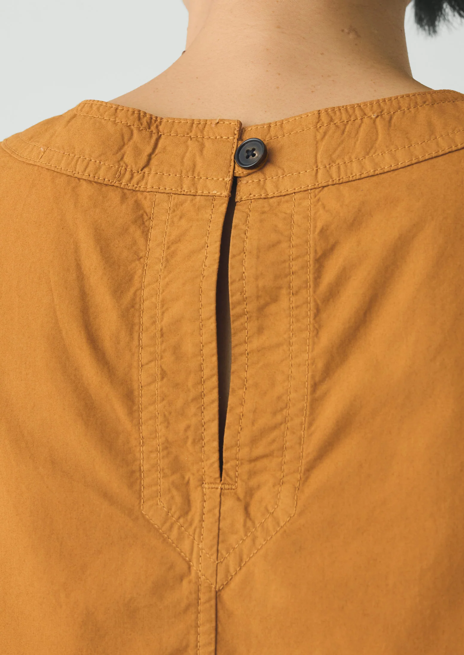 Panelled Garment Dyed Sleeveless Top | Dhal - Image 5
