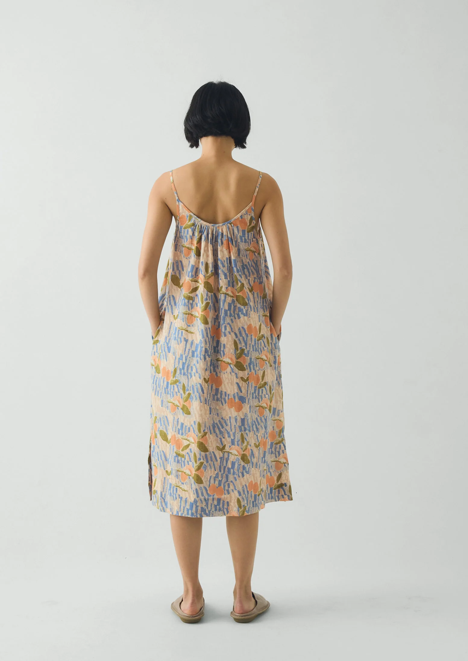 Picnic Print Cotton Nightdress | Ecru/Multi - Image 4