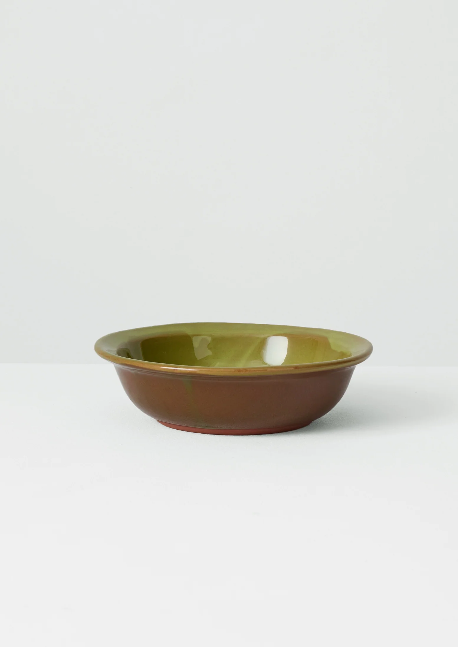 Poterie Barbotine Deep Bowl | Anise/Terracotta - Image 2
