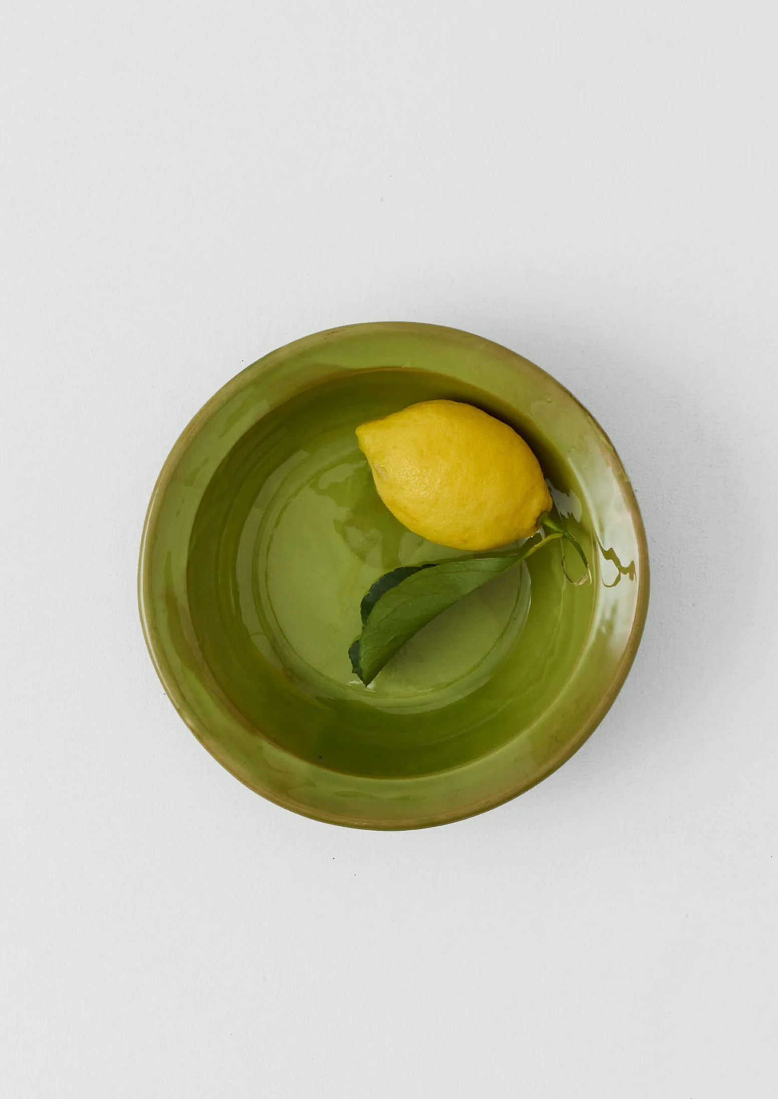 Poterie Barbotine Deep Bowl | Anise/Terracotta - Image 3