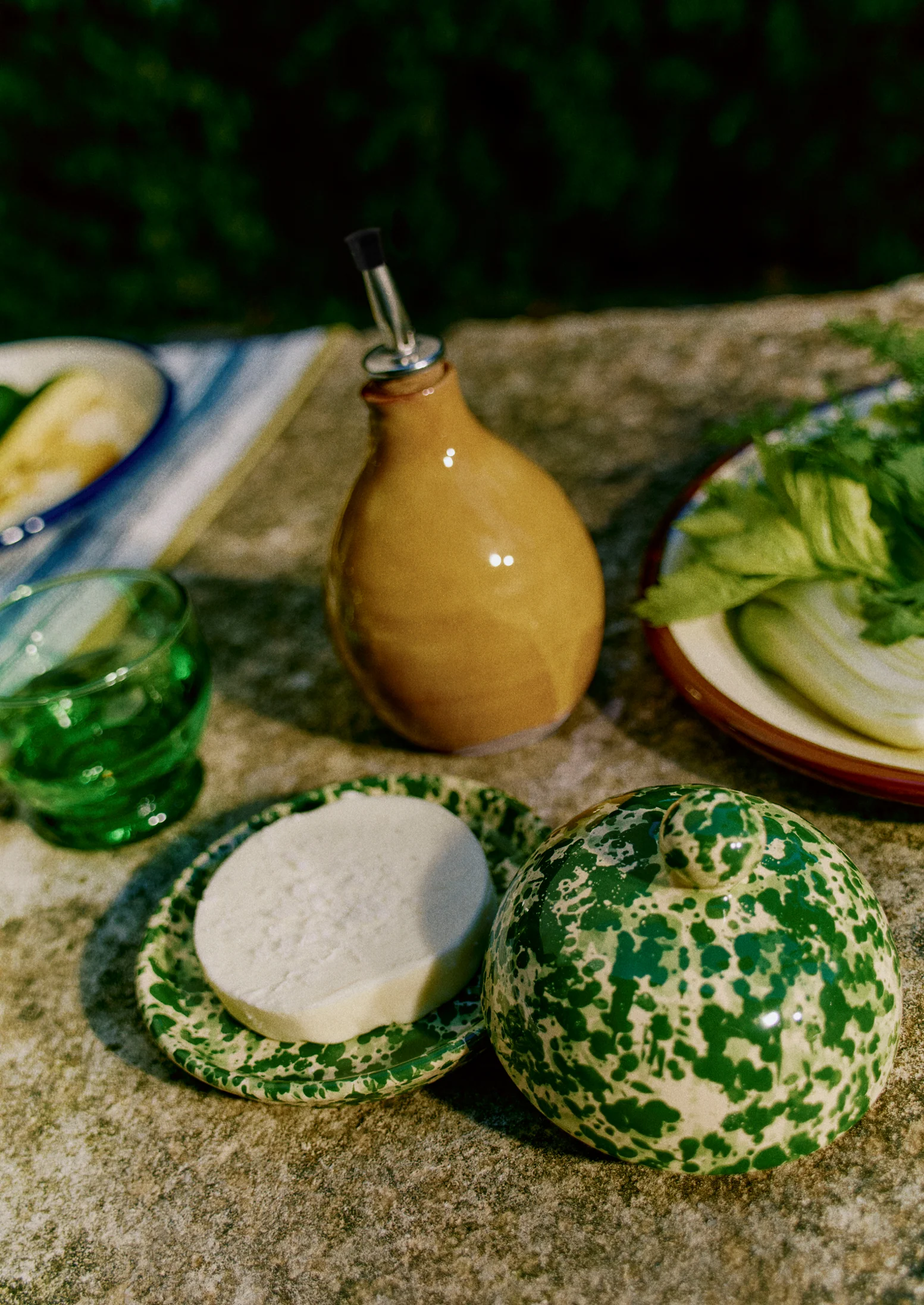 Poterie Barbotine Vinegar Pourer | Honey - Image 3