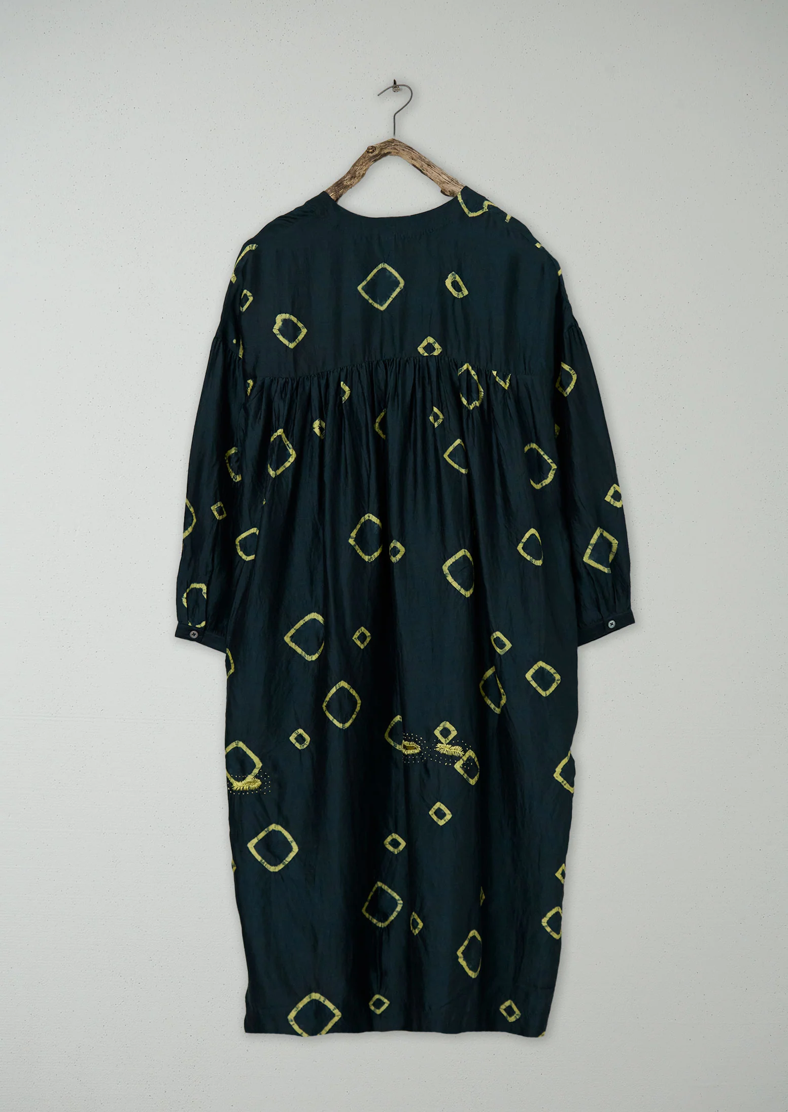 Renewed Hand Shibori Silk Dress XS (115) | Multi - Image 2
