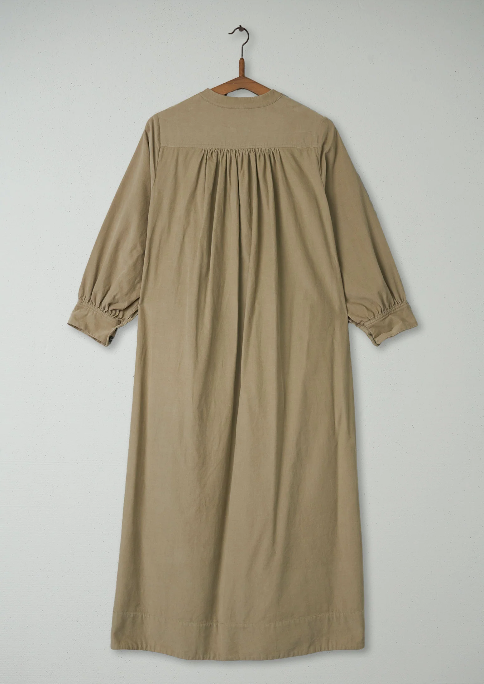 Reworn Bib Front Needlecord Dress Size 6 (1381) | Pebble - Image 2