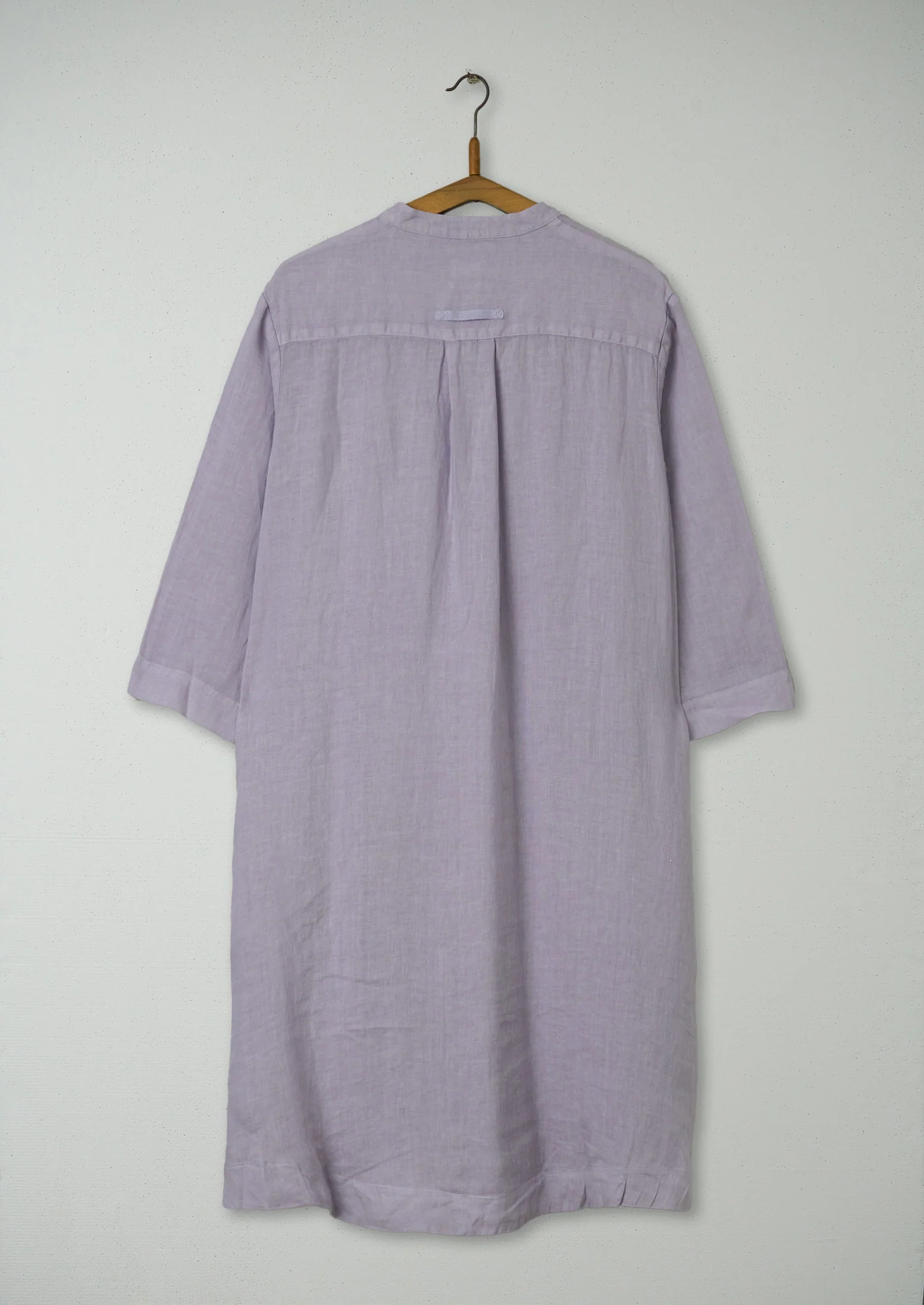 Reworn Half Placket Night Shirt Size L (230) | Blue Stone - Image 2