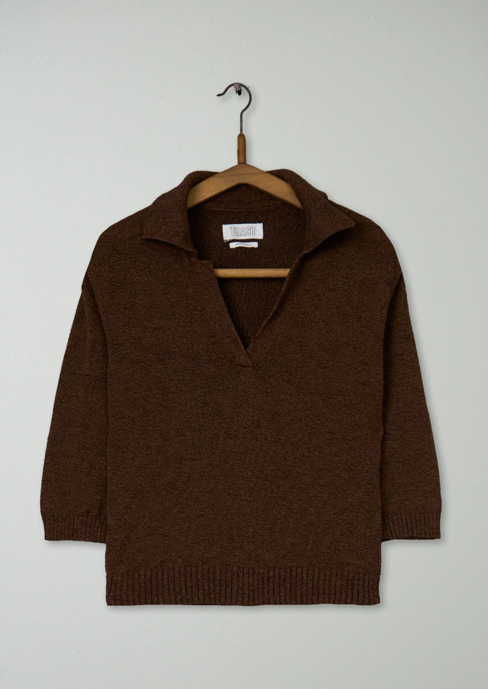 Reworn Half Sleeve Sweater Size XS (490) | Pecan