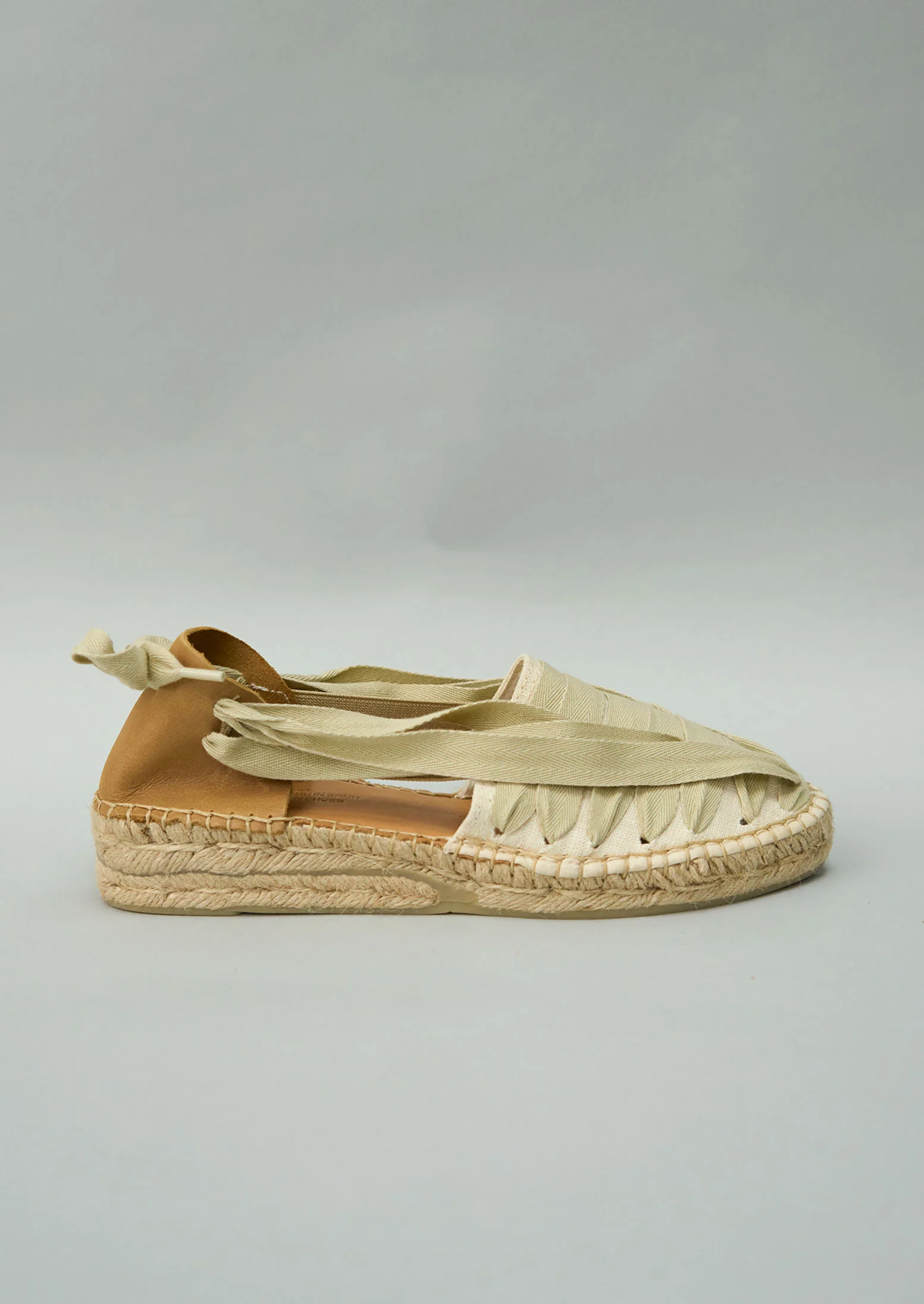 Reworn Naguisa Soc Espadrilles Size 38 (567) | Beige - Image 2