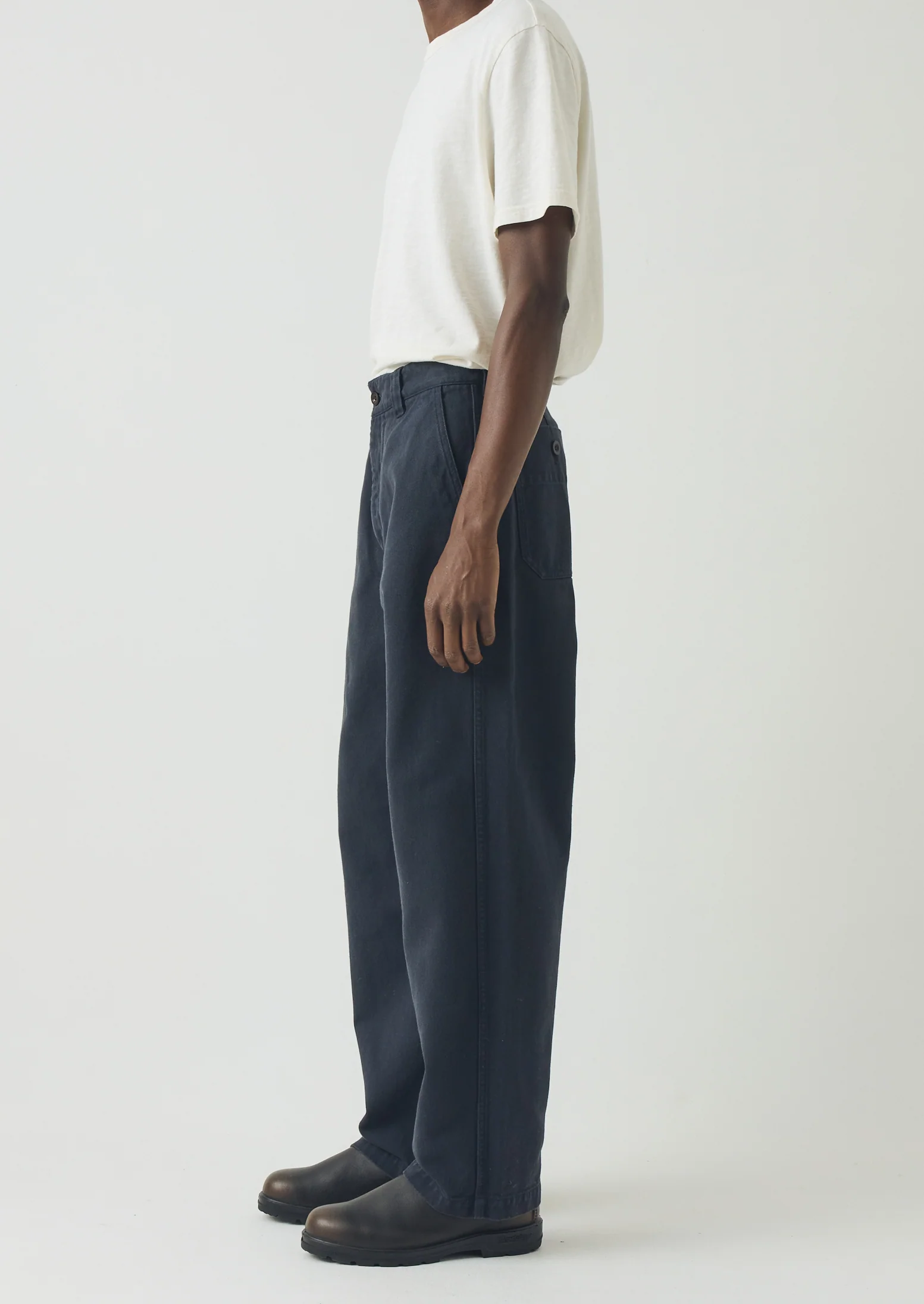 Rory Straight Leg Trousers | Ink - Image 3