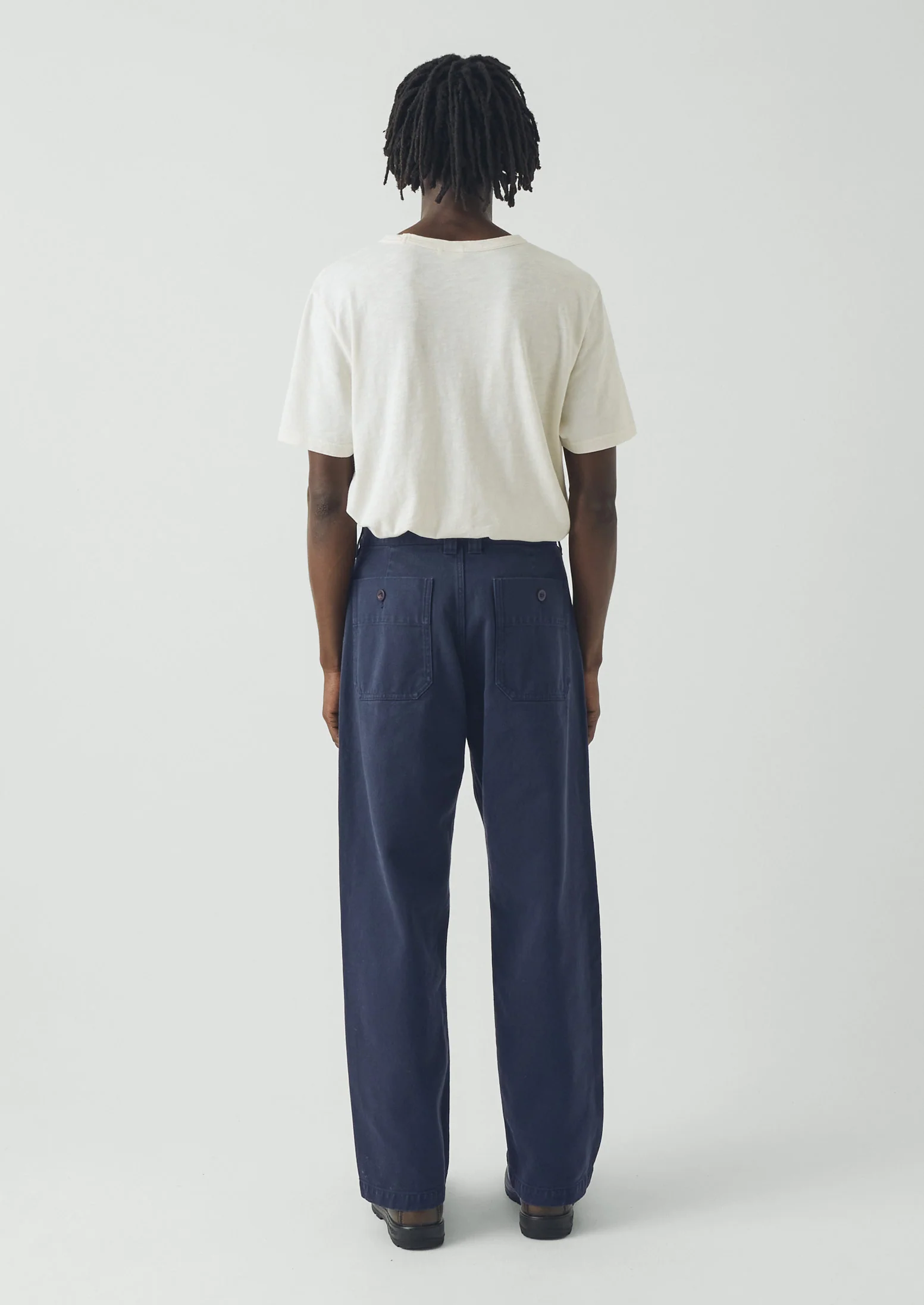 Rory Straight Leg Trousers | Ink - Image 4