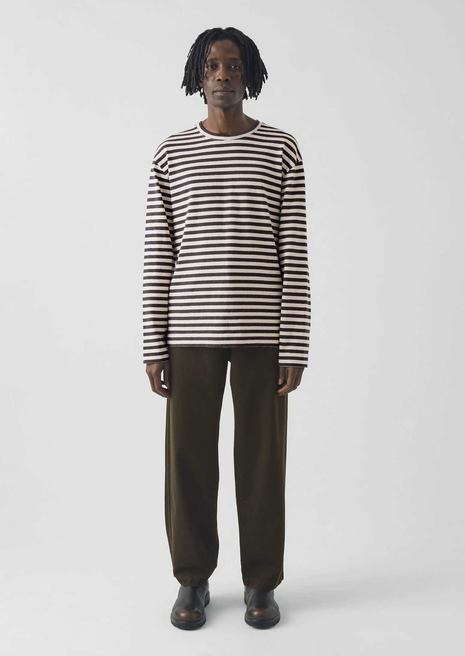 Rory Straight Leg Trousers | Iron Green - Image 3