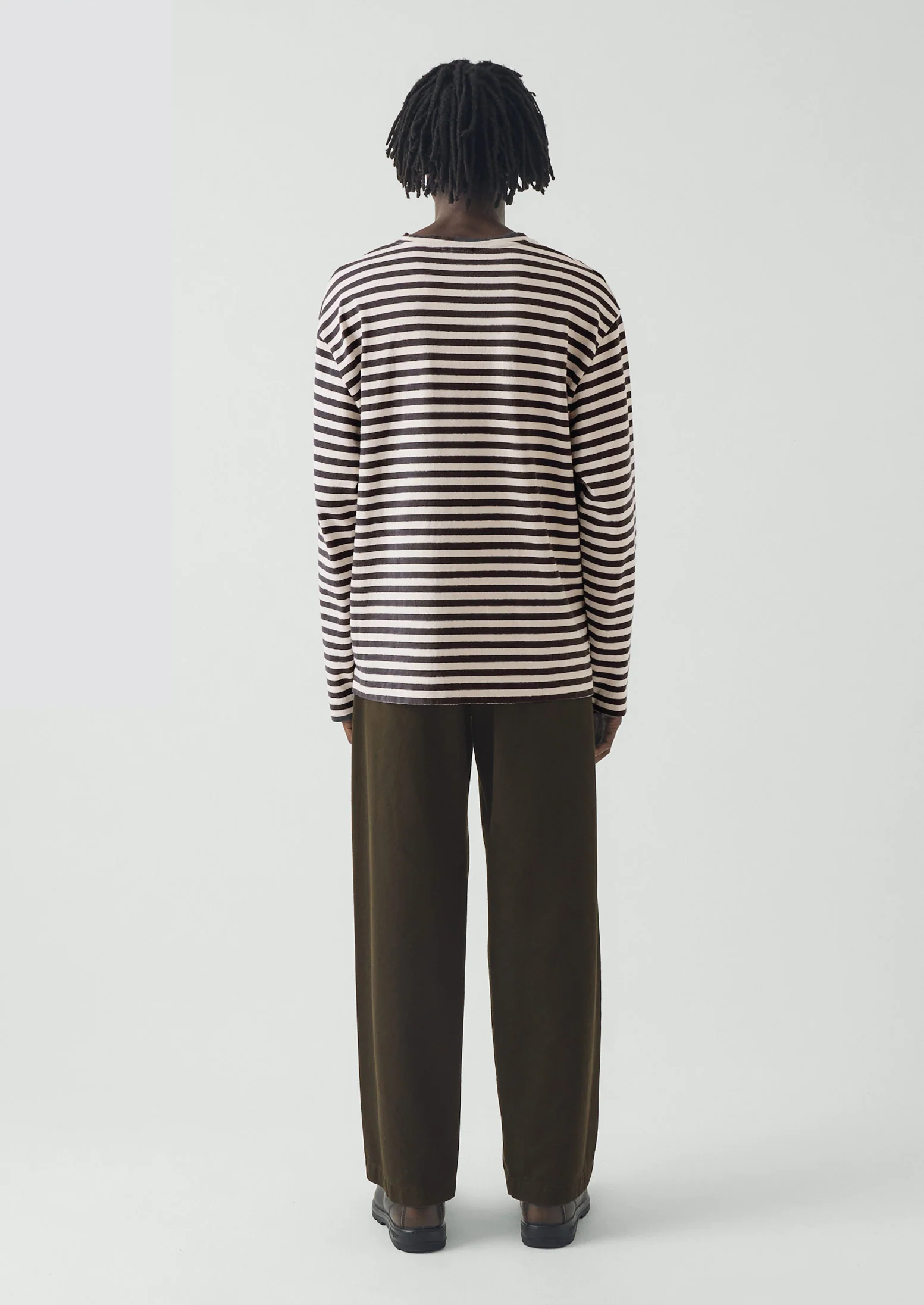 Rory Straight Leg Trousers | Iron Green - Image 5