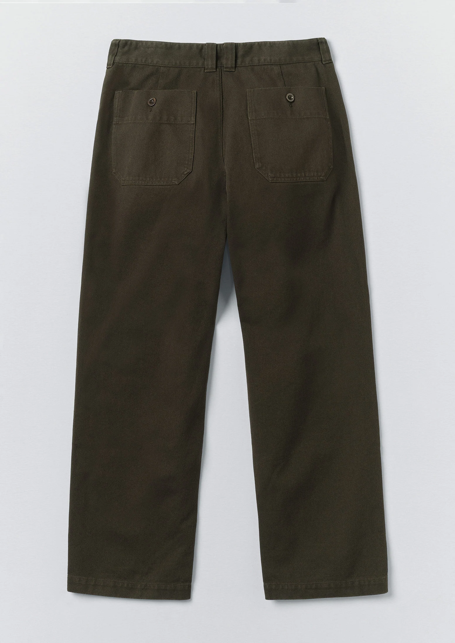 Rory Straight Leg Trousers | Iron Green - Image 6