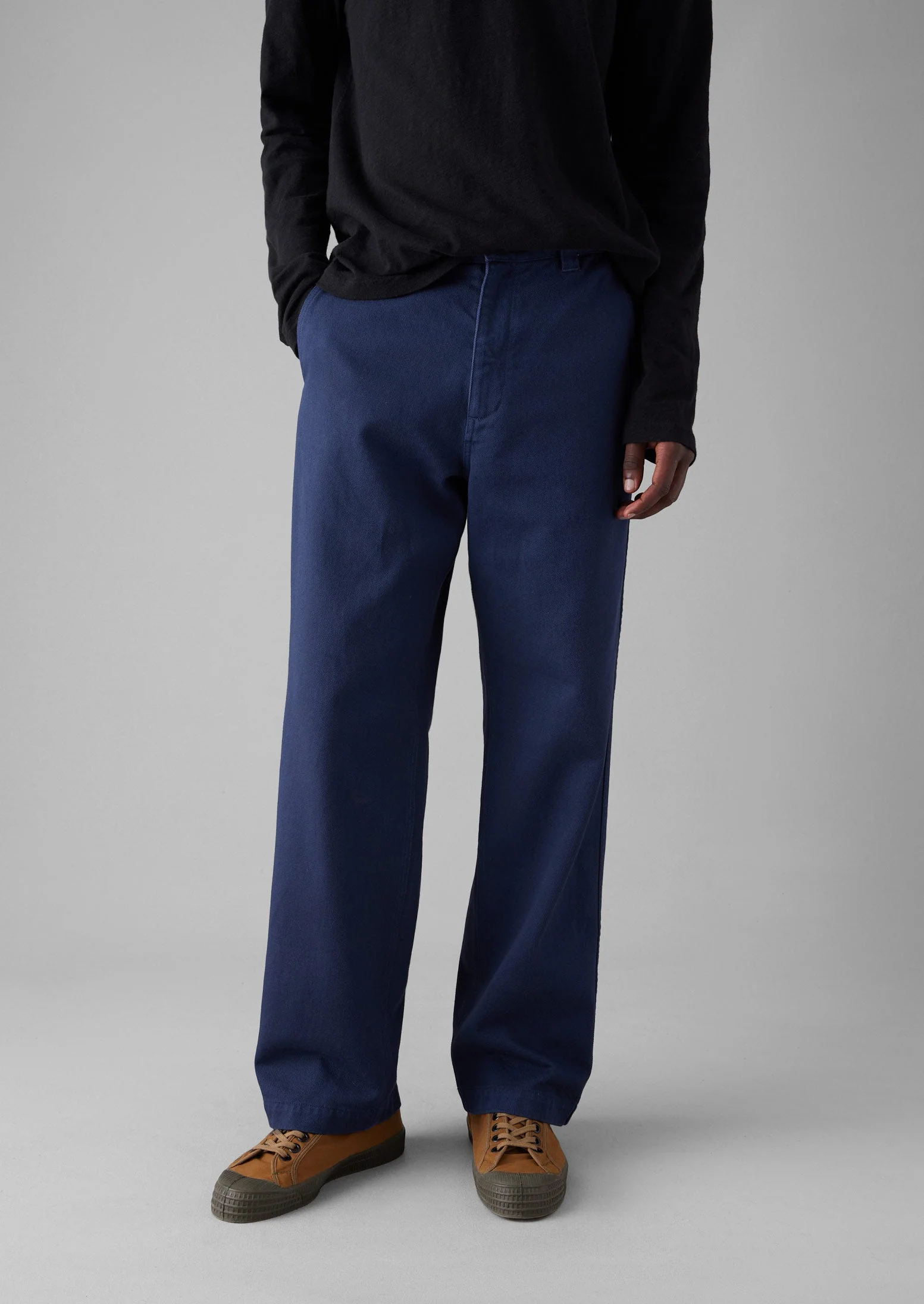 Rory Straight Leg Trousers | Maize Blue - Image 3
