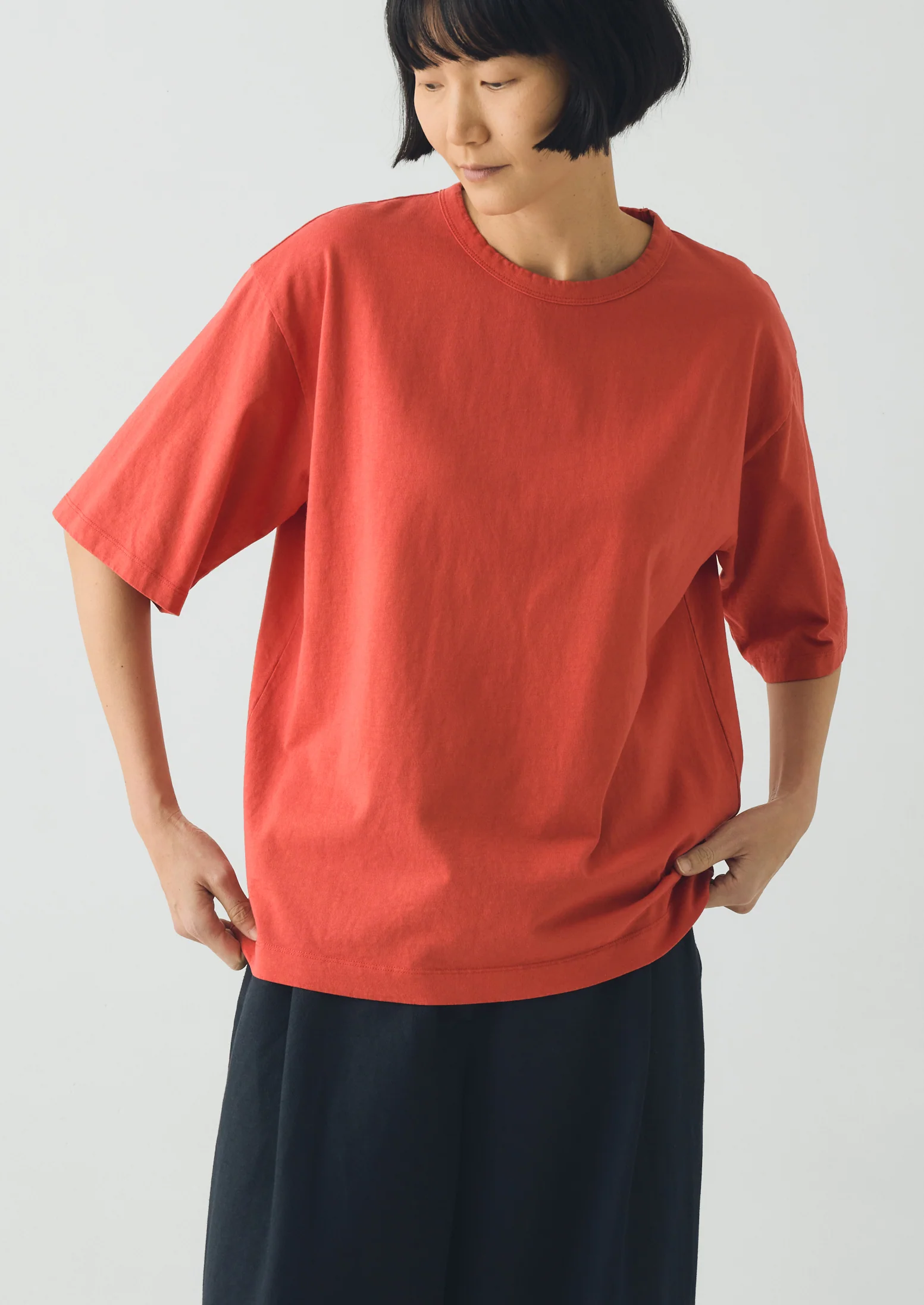 Short Sleeve Cotton Tee | Red Pitaya - Image 2