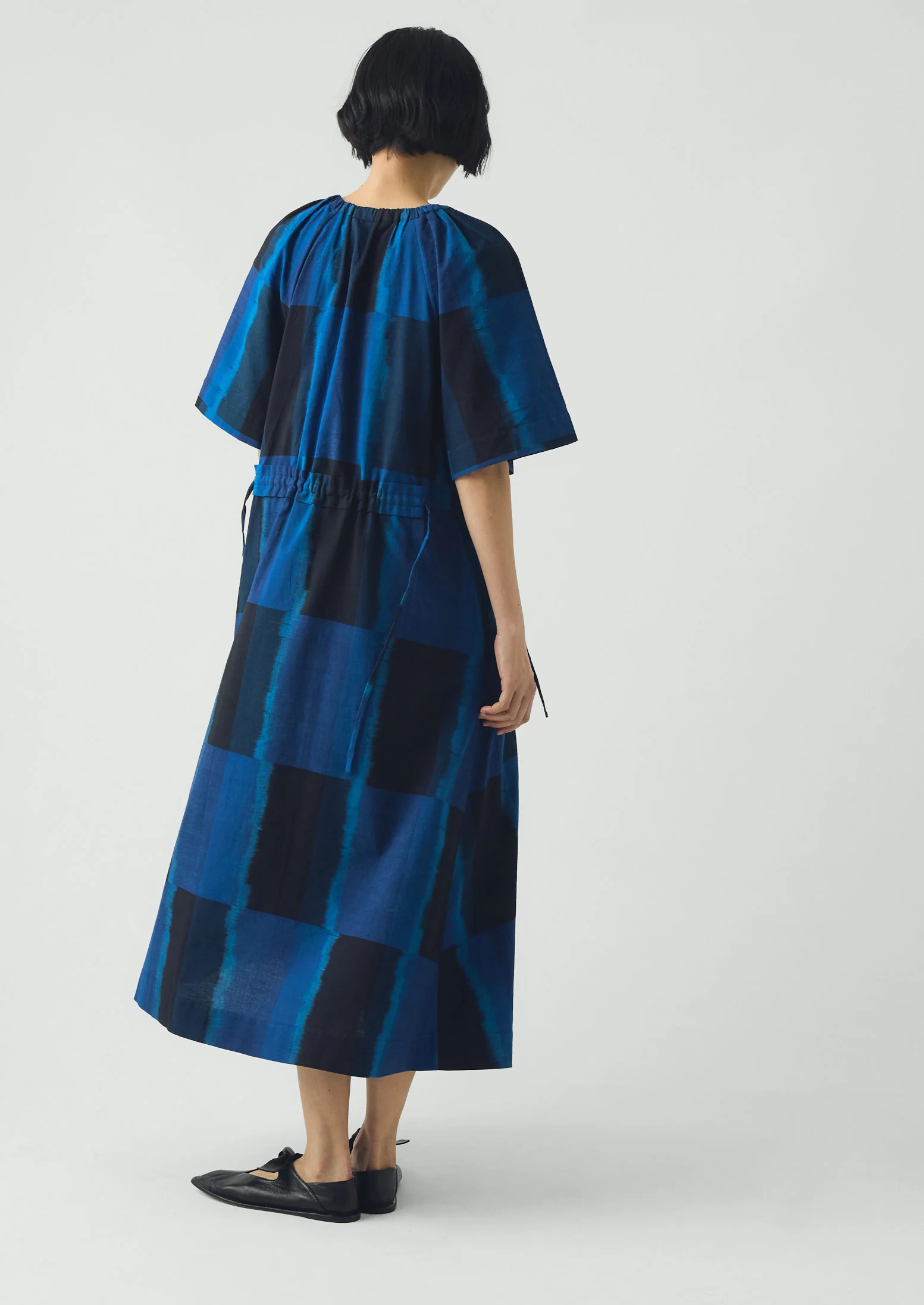 Sobremesa Cotton Ikat Dress | Bright Blue - Image 5