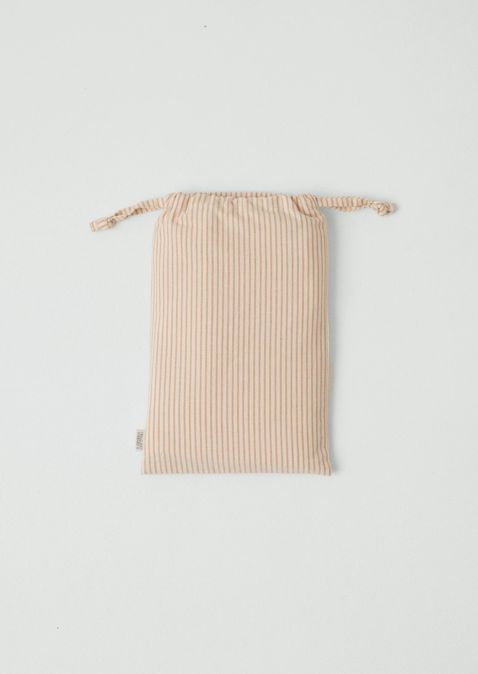 Soft Stripe Cotton Oxford Pillowcase Set | Clay/Ecru - Image 7