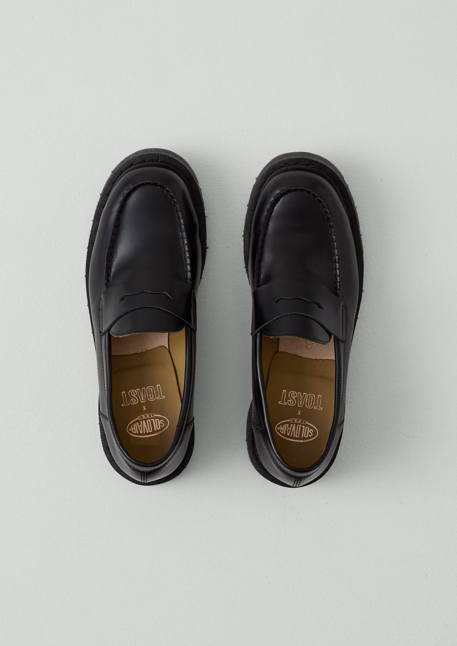 Solovair Chunky Loafers | Black - Image 3