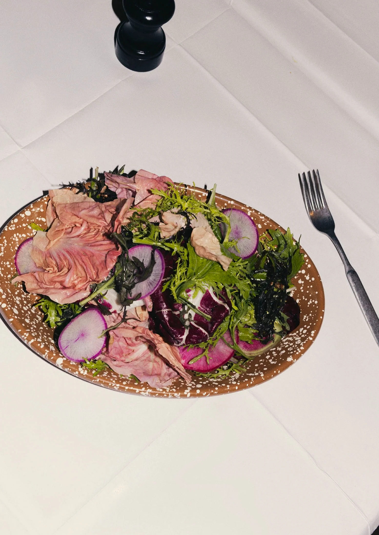 Speckle Enamel Platter | Cumin/Cream - Image 3