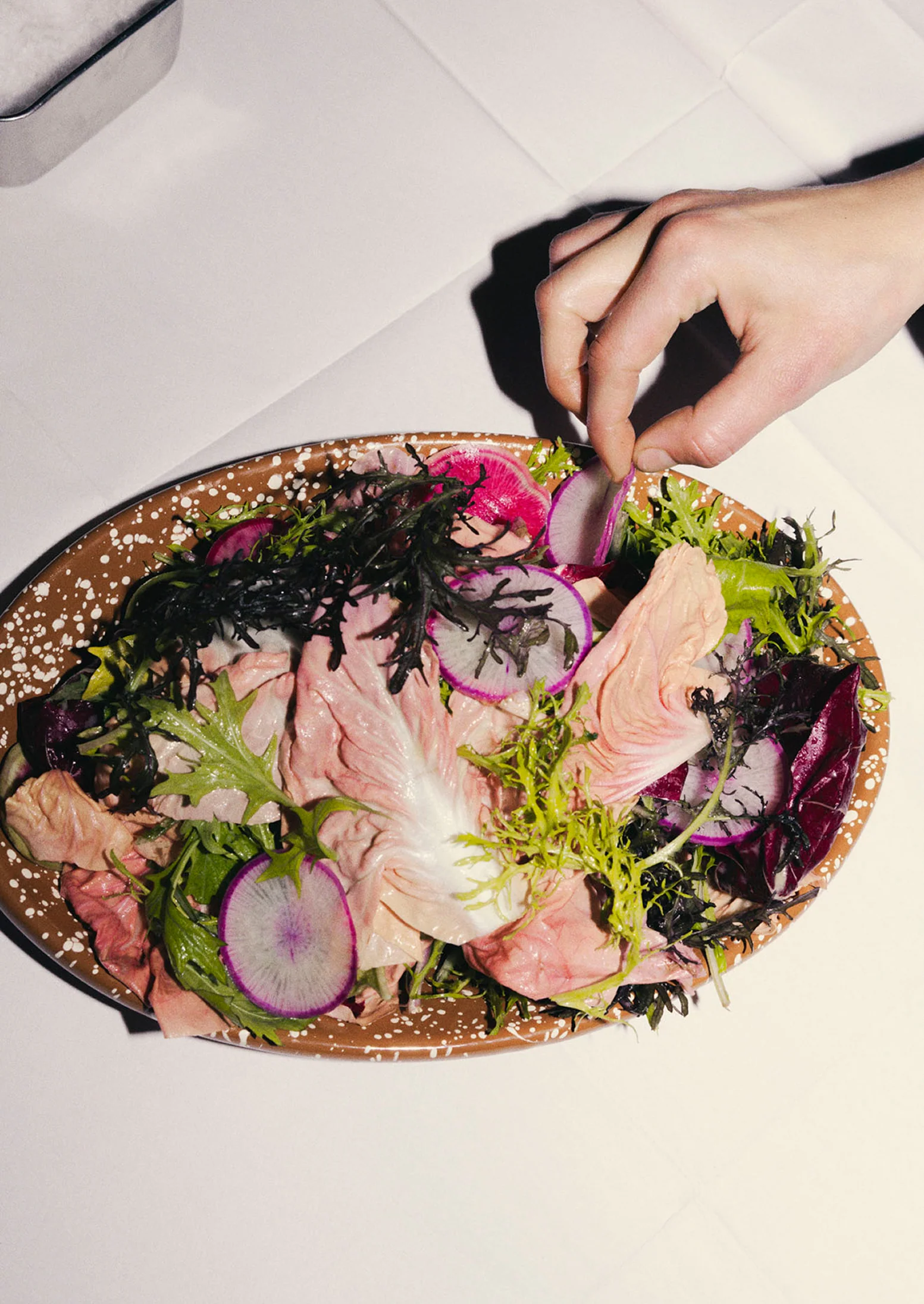 Speckle Enamel Platter | Cumin/Cream - Image 5