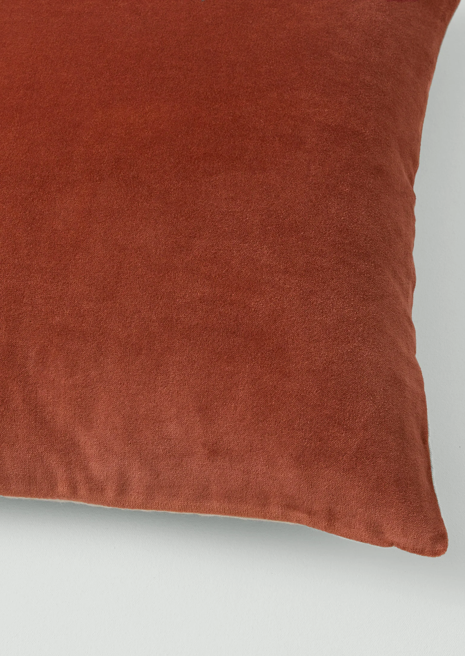 Square Velvet Cushion Cover | Raspberry - Image 3