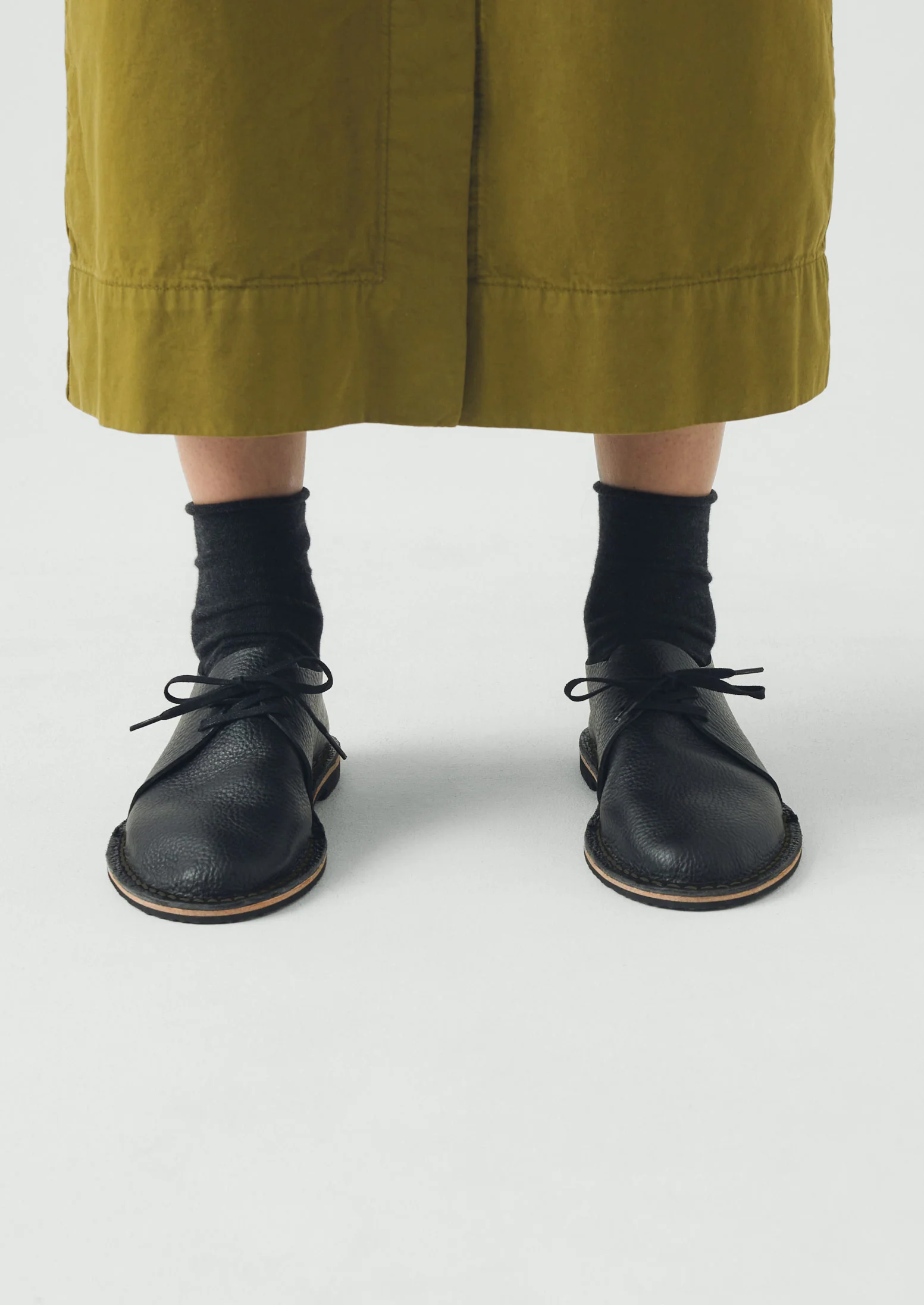 Steve Mono Leather Derby Shoes | Black - Image 2