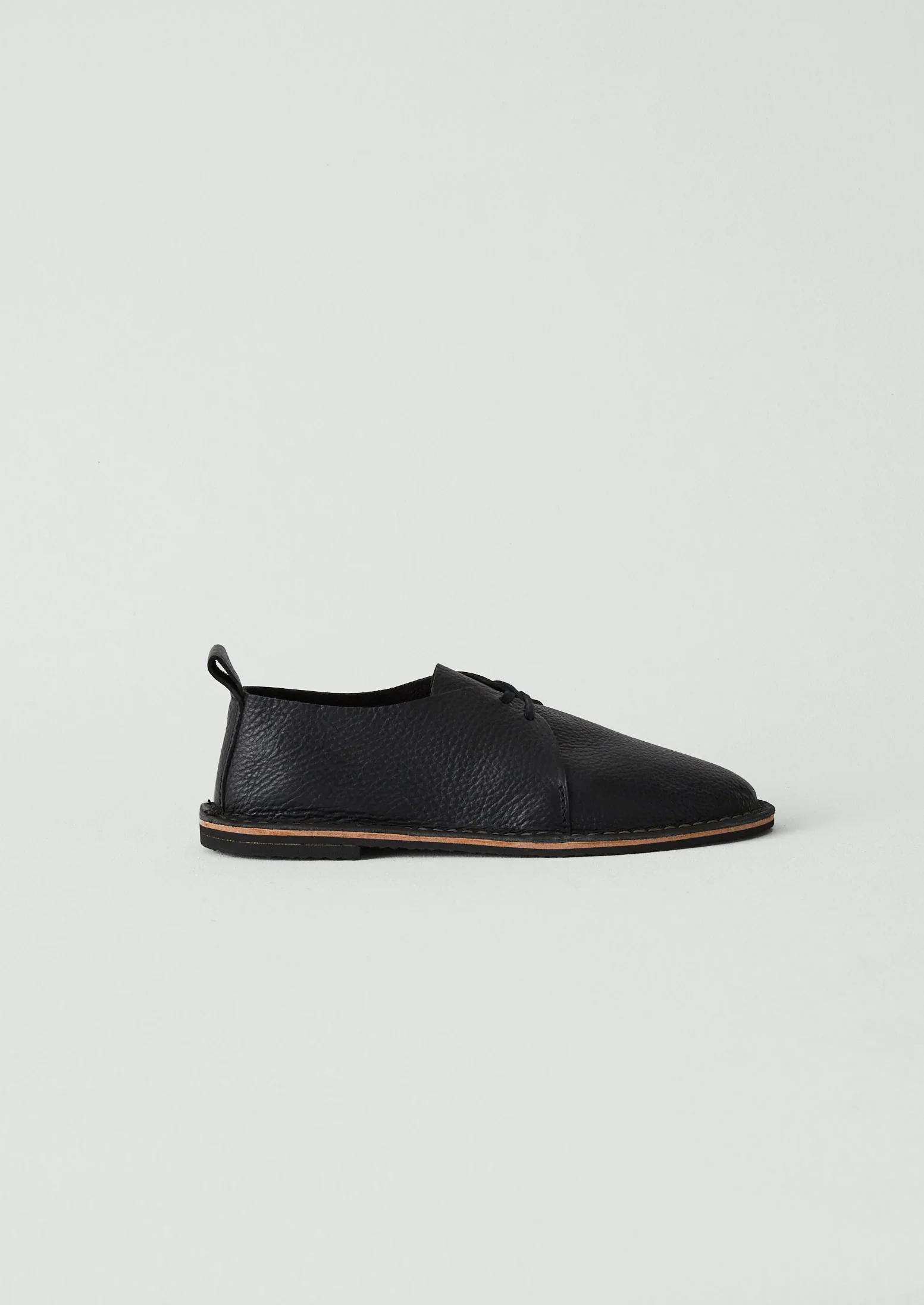 Steve Mono Leather Derby Shoes | Black - Image 4