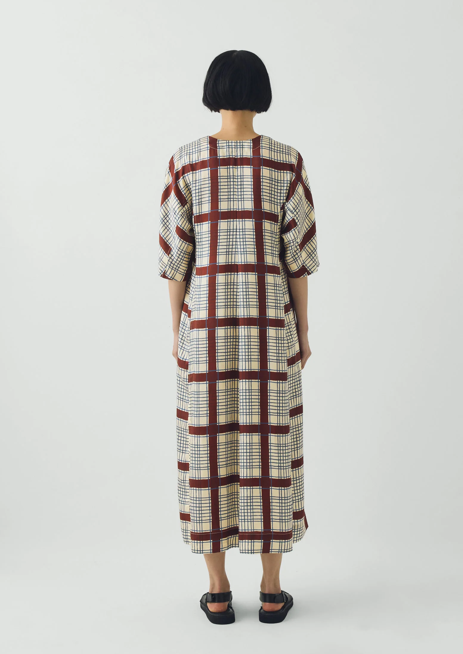 Tablecloth Print Dress | Soya/Multi - Image 5
