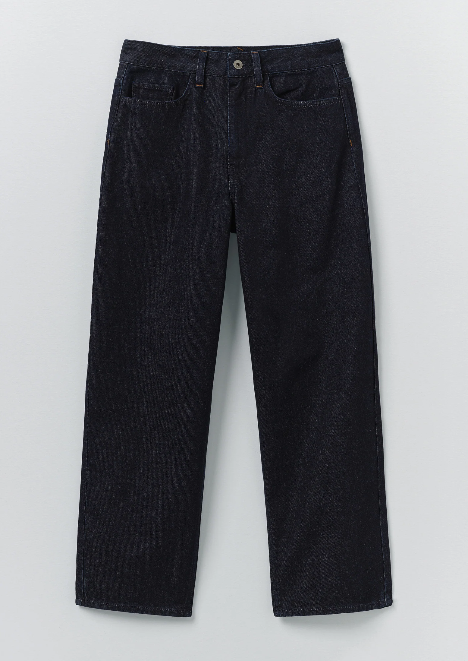 Indigo Denim Tapered Trousers | Indigo - Image 5