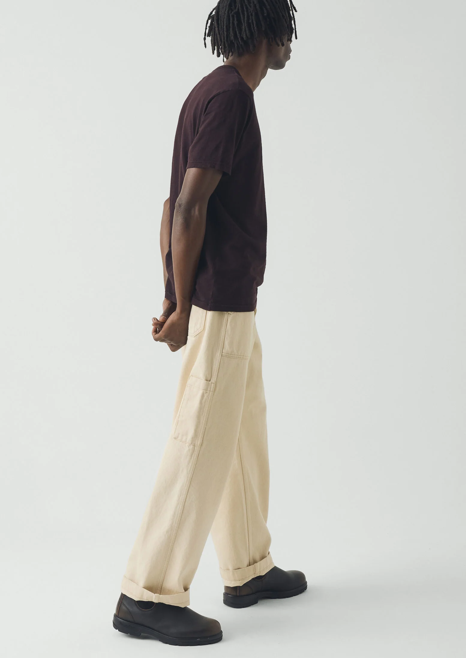 Theo Organic Cotton Short Sleeve Tee | Beetroot - Image 4