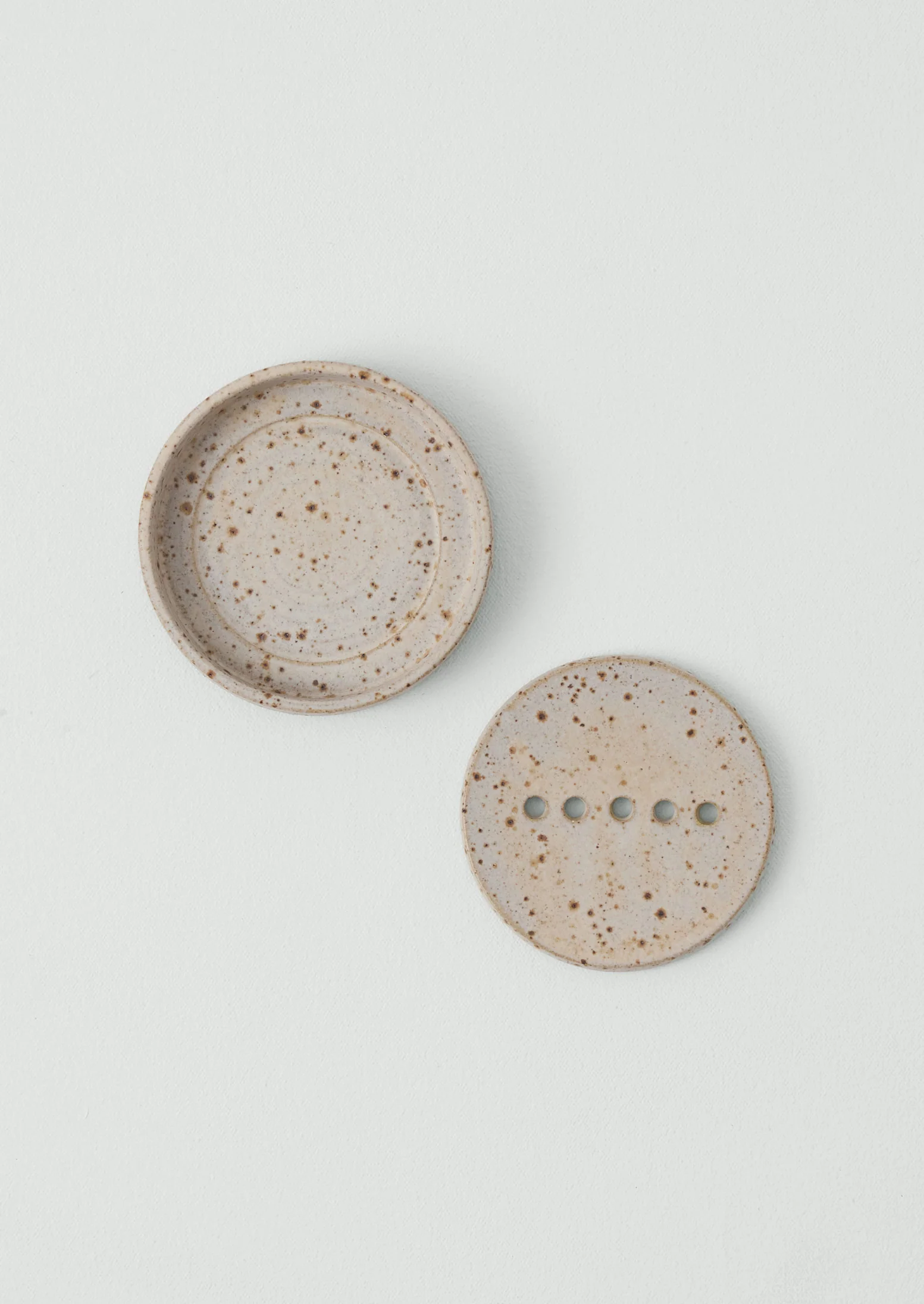 Twinn Pottery Soap Dish | Speckled Oat - Image 3