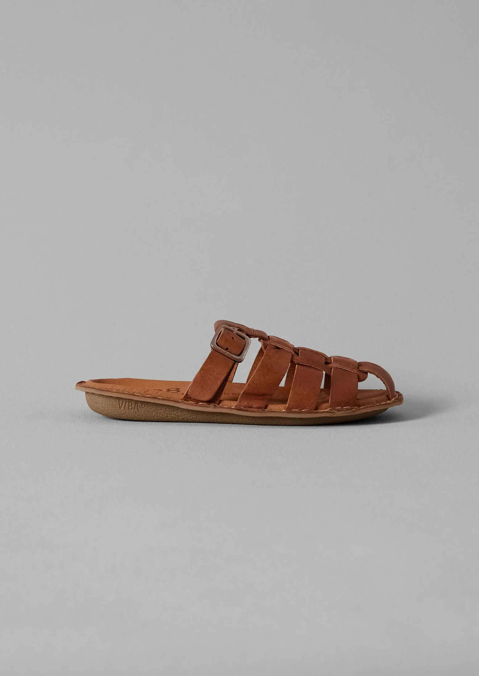 Vibae Leather Fisherman Sandals | Tan - Image 3