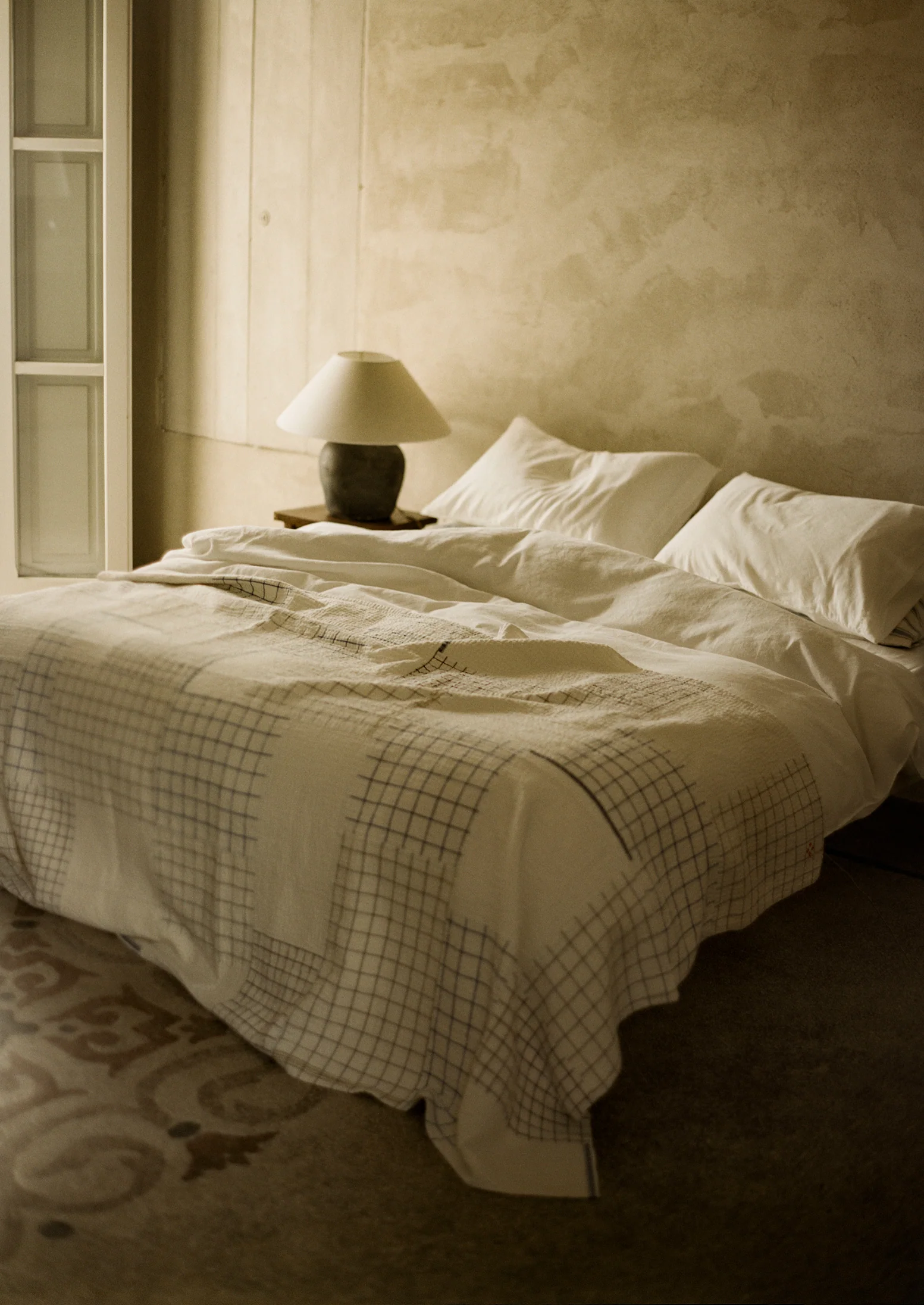 Washed Linen Cotton Housewife Pillowcase Set | Ecru - Image 3