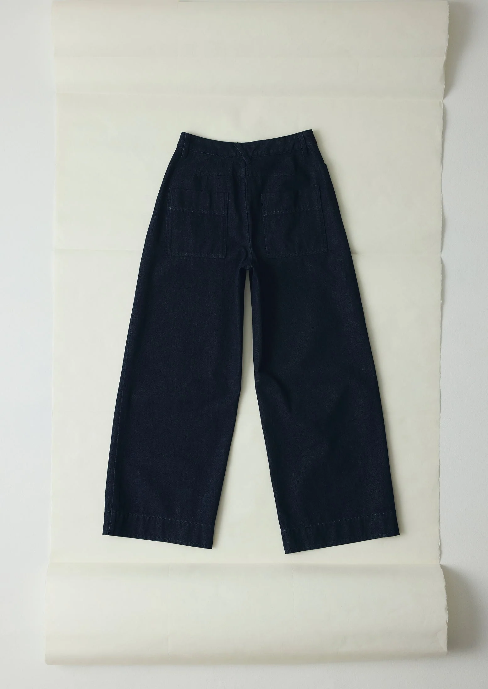 Wide Leg Denim Trousers | Indigo - Image 7