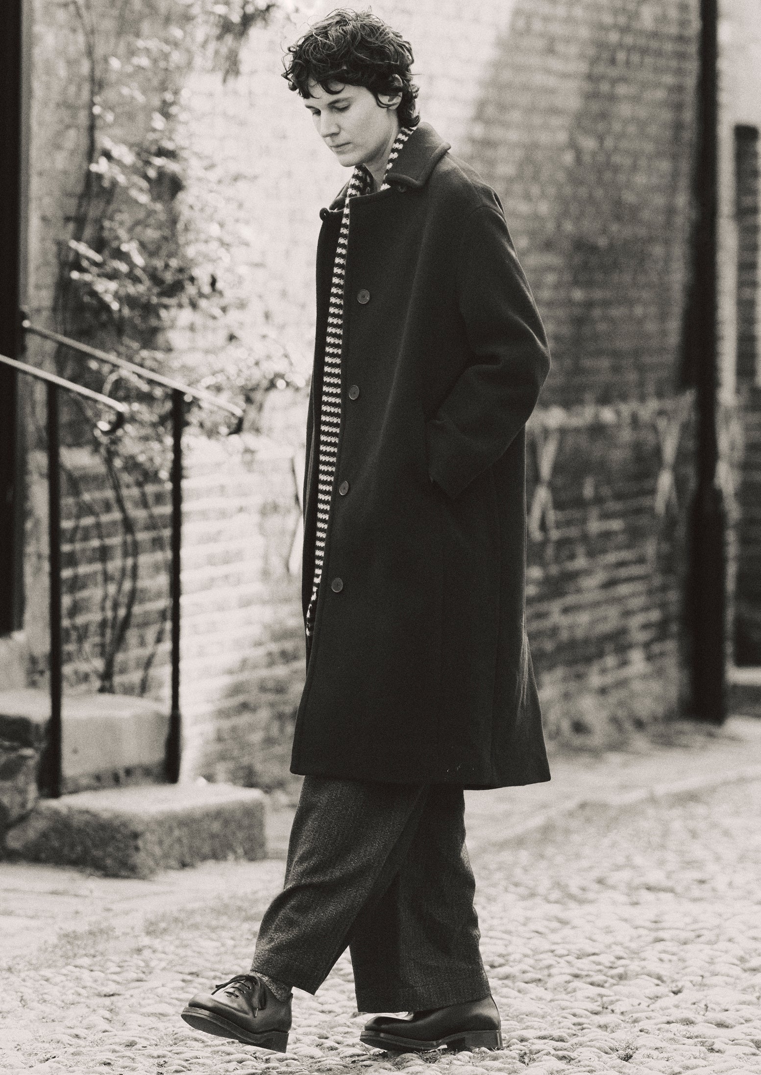 Wool Conservatoire Coat | Deep Navy - Image 7