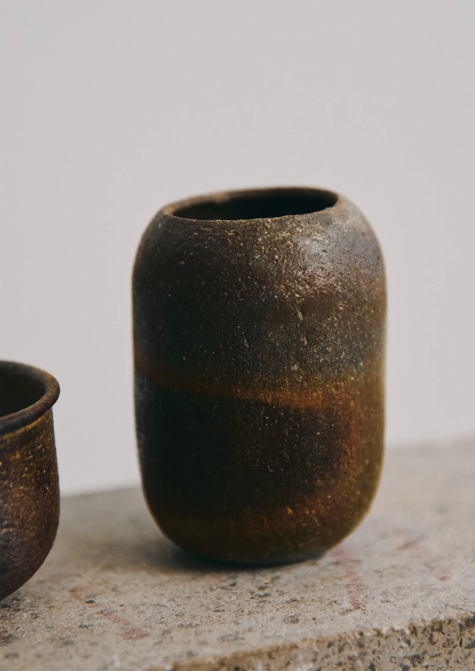 Yuichi Romita Wood Fired Tea Caddy | Ash Brown - Image 3